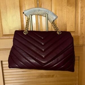 Burgundy purse